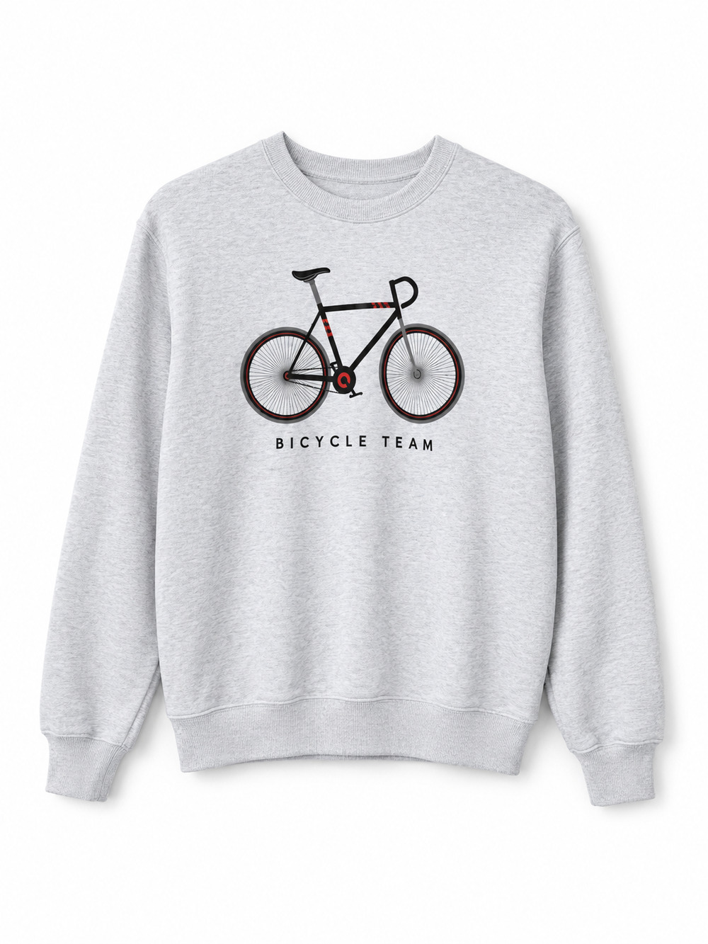 Keukenhof Holland Bicycle Team Graphic Sweatshirt Gray Size Small